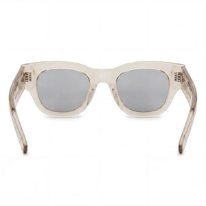 Saint Laurent SL 573 Rectangle Sunglasses for Women — interior view, Non-Polarized lens detail