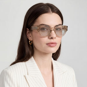 Saint Laurent SL 573 Transparent Sunglasses Women — lifestyle wear, travel in sunny destinations