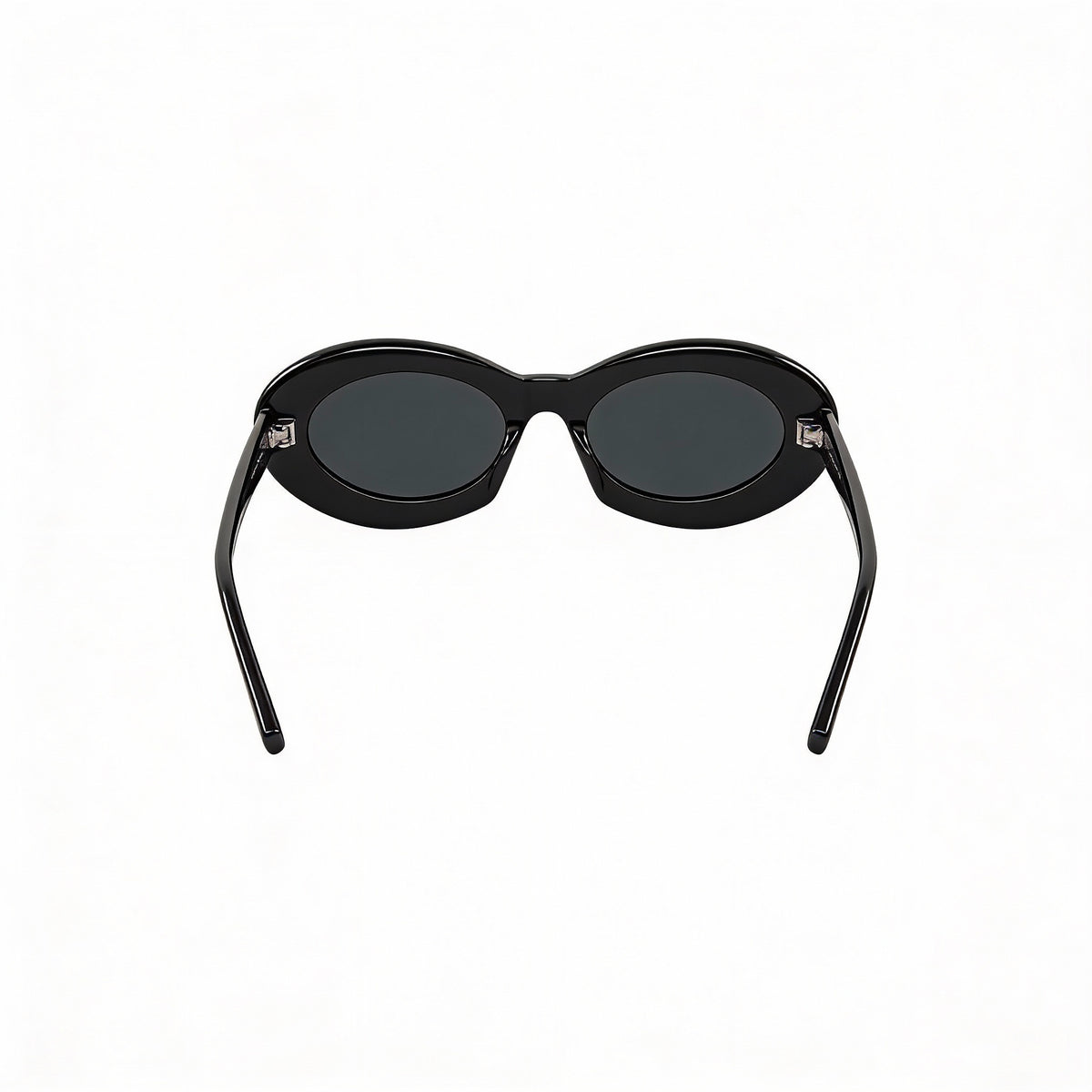 Saint Laurent SL 594 Black, White Oval Sunglasses for Women, Photo 3