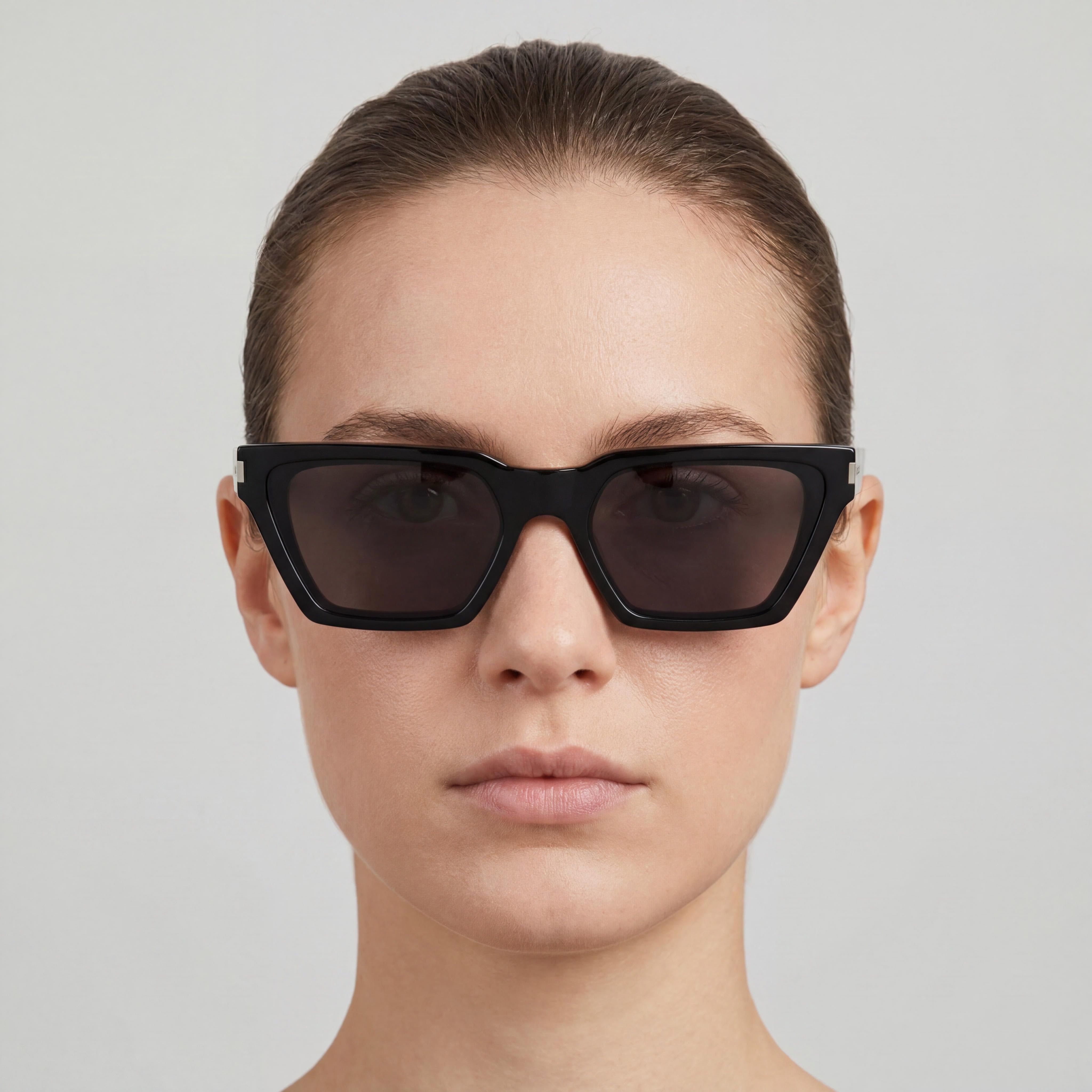 Saint Laurent SL 633 Black Cat Eye Sunglasses for Women, 57mm, Photo 3