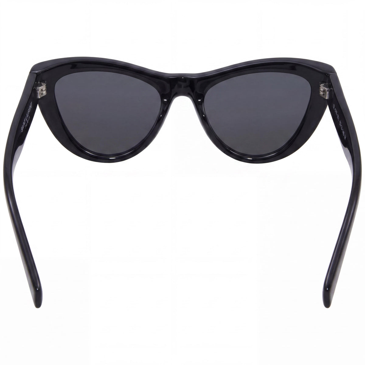 Gafas de sol Saint Laurent SL 676 de ojo de gato negras para mujer, 53 mm, Photo 3