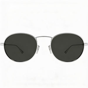 Saint Laurent Sl 799-002 Oval Sunglasses for Women — front view, Metal frame