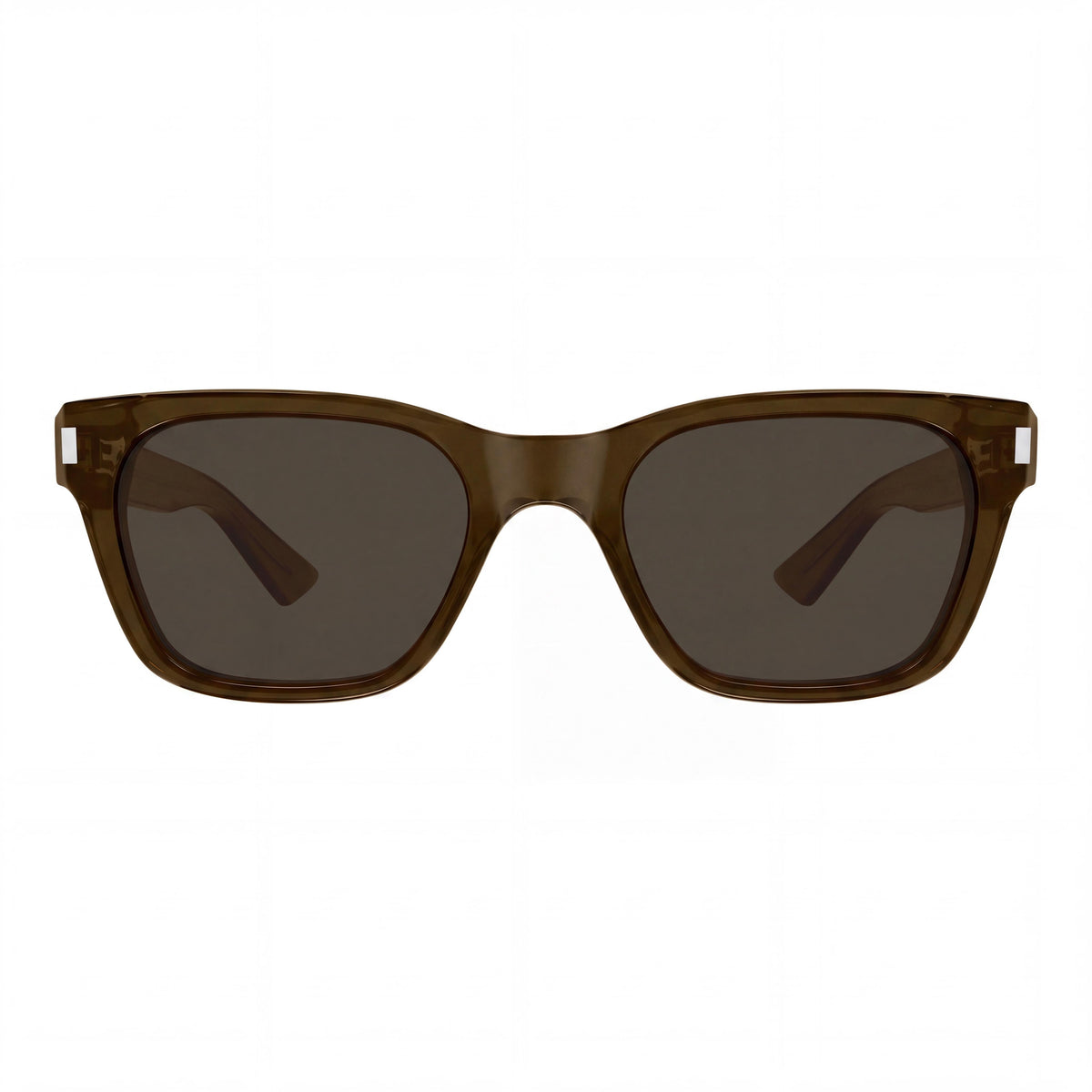 SAINT LAURENT SL 874 Gafas de sol rectangulares de acetato marrón no polarizadas para hombre 52mm, Photo 2