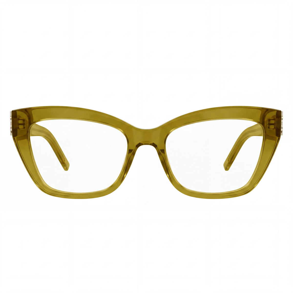 Saint Laurent Sl M117-006 Green Rectangle Eyeglasses Unisex, 53mm, Photo 2