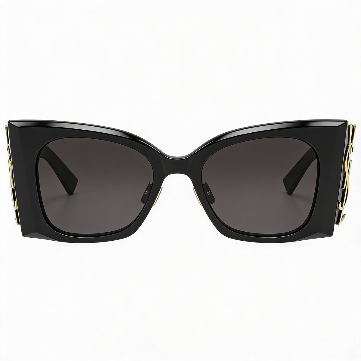 Gafas de sol cuadradas negras Saint Laurent SL M119/F BLAZE para mujer, 53mm, Photo 2