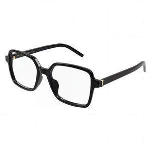 Saint Laurent SL M139-001 Rectangle Eyeglasses for Men — front view, Acetate