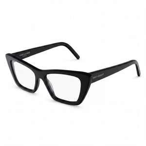Saint Laurent SL291 Black Cat Eye Eyeglasses for Women, Acetate frame