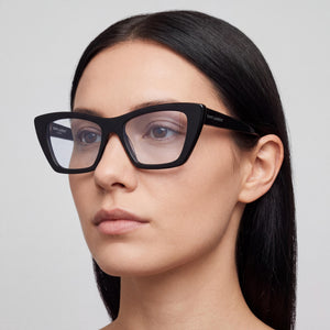 Saint Laurent SL291 Black Eyeglasses Women — lifestyle wear, video calls and remote work days