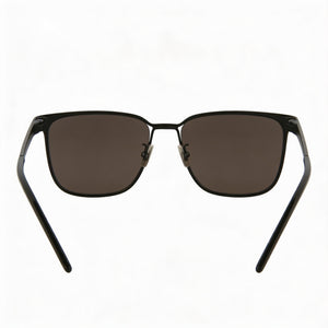 Saint Laurent SL428 Square Sunglasses Men — side view, Non-Polarized Black lens
