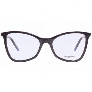 Saint Laurent SL478 Butterfly Eyeglasses for Women — front view, Plastic