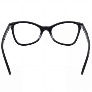 Saint Laurent SL478 Butterfly Eyeglasses for Women — interior view, Polycarbonate demo lenses