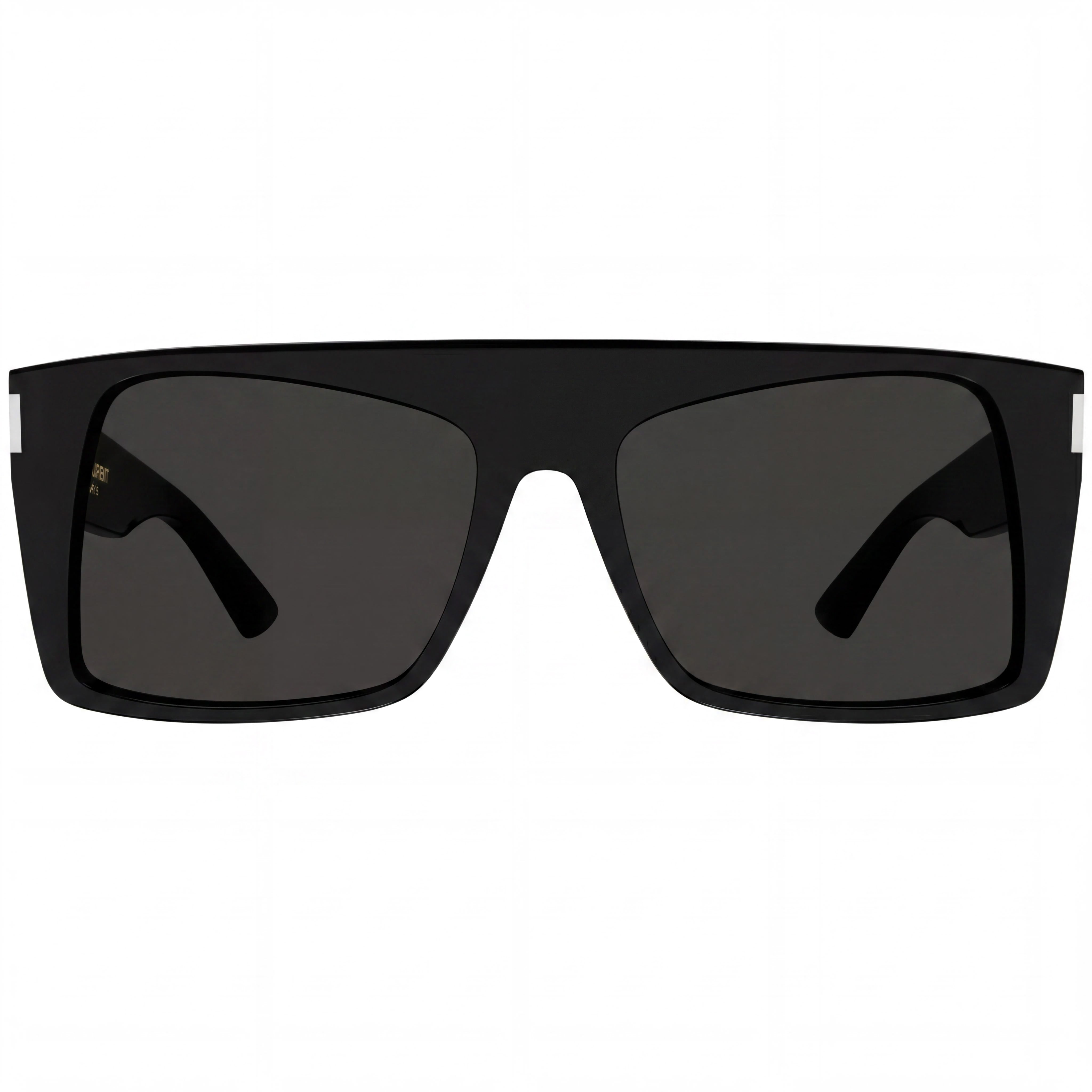 Gafas de sol rectangulares negras Saint Laurent Wayfarers para mujer, 58 mm, Photo 2