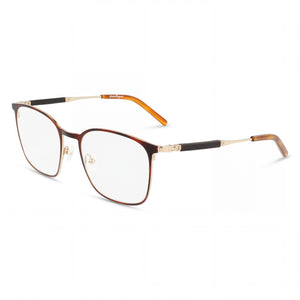 Salvatore Ferragamo Sf2566 Havana Square Eyeglasses for Unisex, Titanium frame