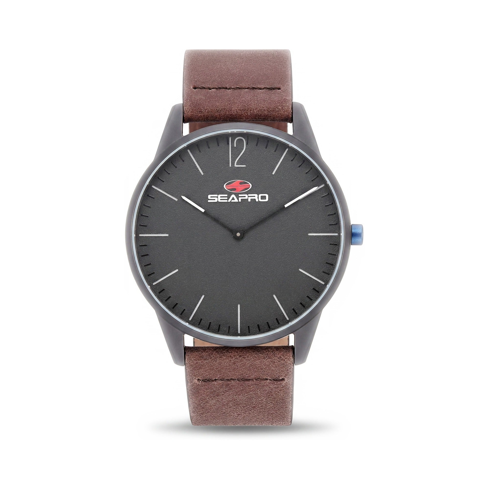 Seapro Black Hole Men's Stainless Steel Watch, Black Dial 40mm, Photo 1
