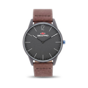 Seapro Black hole Silver Dial Stainless Steel Men's Watch, 40mm