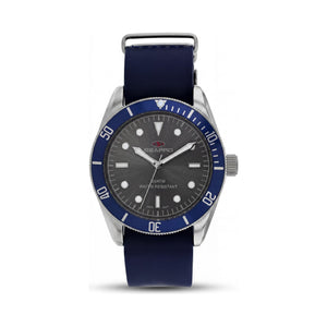 Seapro Gray Dial Stainless Steel Men's Watch, 40mm