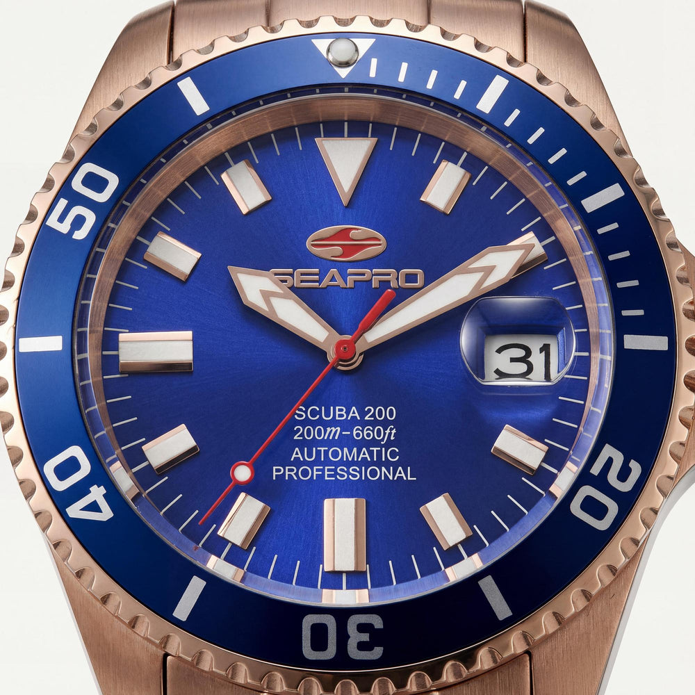 Seapro Men's Watch — front view, Automatic movement 40mm