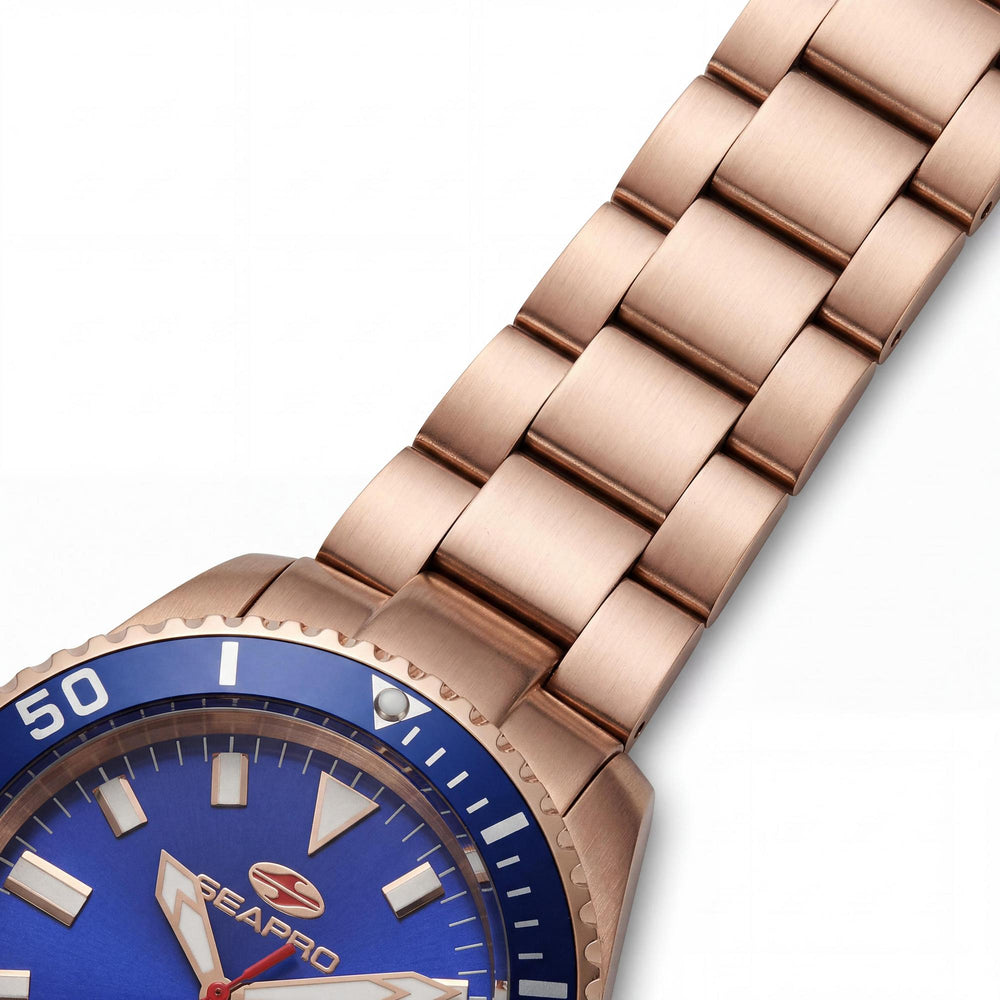 Seapro Men's Watch — side view, Automatic movement 40mm