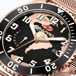 Seapro Men's Watch — front view, Quartz movement 40mm