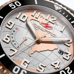 Seapro Men's Watch — front view, Quartz movement 40mm