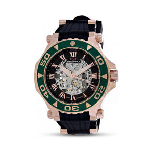 Seapro Modern Black Dial Stainless Steel Men's Watch, 40mm