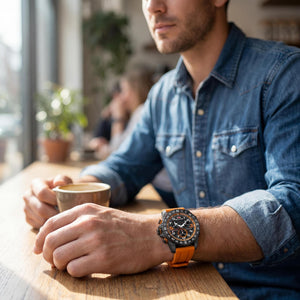 Seapro Men's Watch — wrist wear, Rubber band everyday timepiece