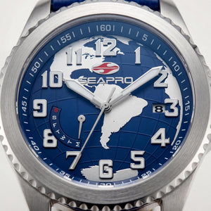 Seapro Men's Watch — front view, Quartz movement 42mm
