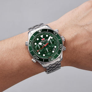 Seapro Men's Watch — dial detail, Silver Analog display
