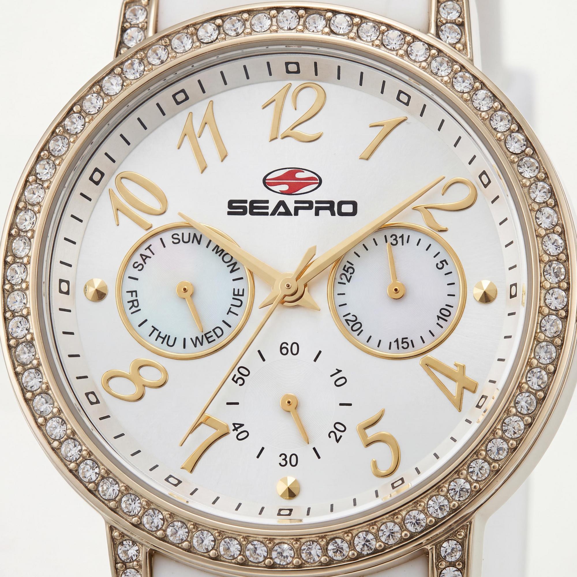 Reloj cronógrafo Seapro SP4411 para mujer, blanco, 37 mm, Photo 2