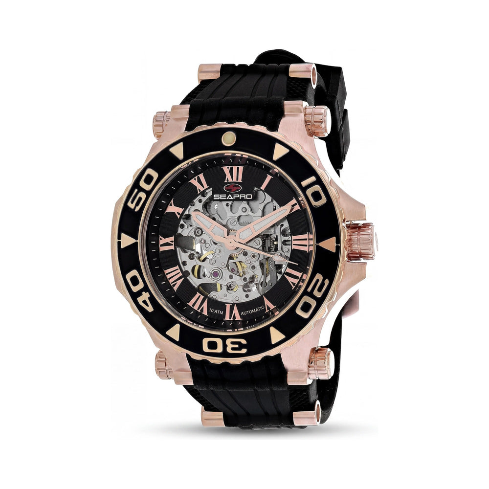 Seapro SP7753 Gold Stainless Steel Men's Watch, 40mm