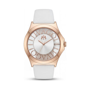 Seiko White Dial Stainless Steel Women's Watch, 40mm