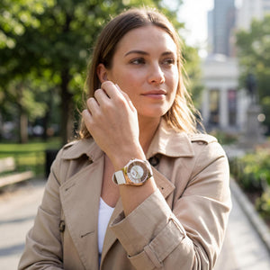Seiko Women's Watch — wrist wear, Satin Leather band everyday timepiece