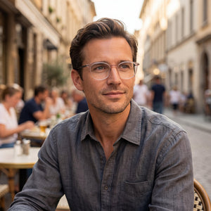 Silhouette 2938 Transparent Eyeglasses Men — lifestyle wear, planning and note taking