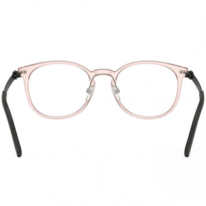 Silhouette 2938 Round Eyeglasses Men — side view, Transparent Acetate temples