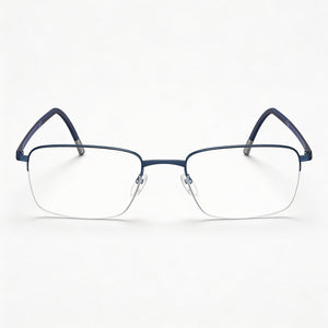 Silhouette America ILLUSION NYLOR 5560 Rectangle Eyeglasses for Men — front view, Metal