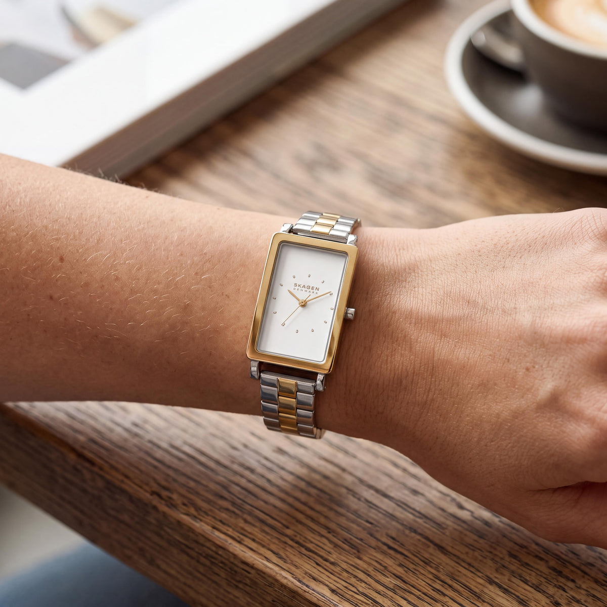 Skagen Hagen Lille SKW3156 for Women Gold Watch, 43mm, Photo 3
