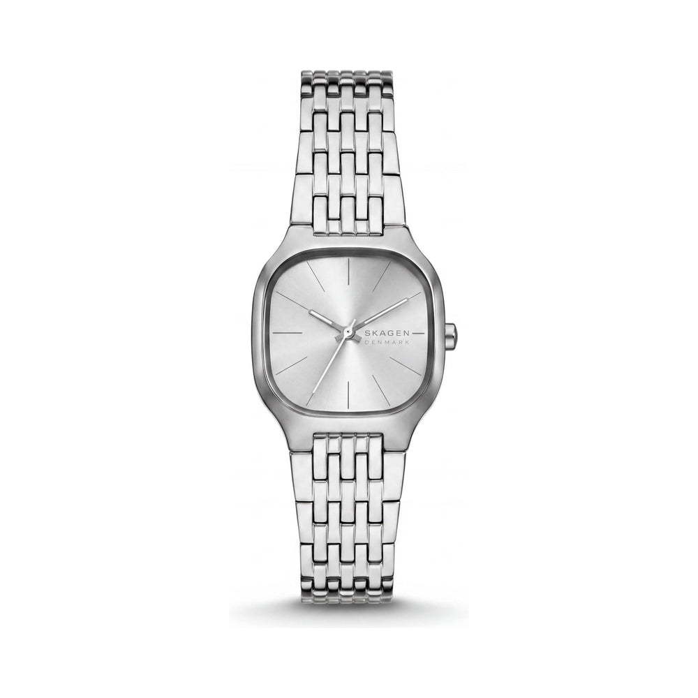 Skagen Mellem Lille Silver Dial Stainless Steel Women's Watch, 28mm