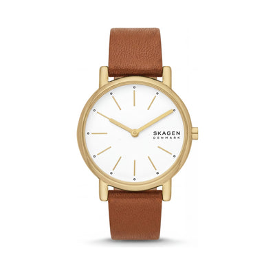 Skagen Signatur Lille SKW6883 White Dial Stainless Steel Women's Watch, 30mm