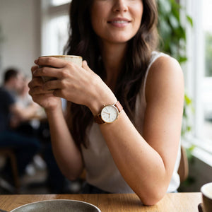 Skagen Signatur Lille SKW6883 Women's Watch — wrist wear, Leather band everyday timepiece