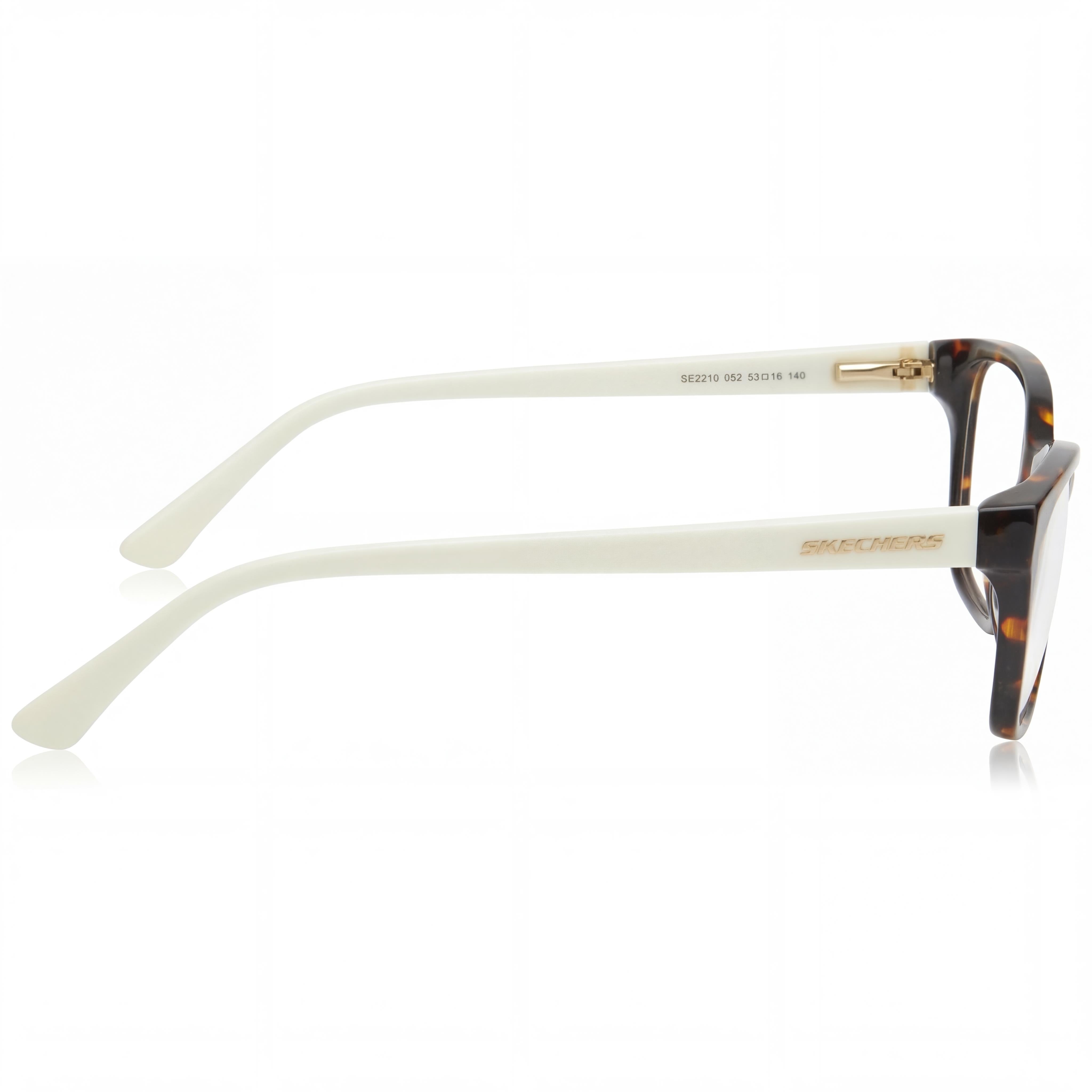 Skechers SE2210 Dark Havana Rectangle Eyeglasses for Men, Plastic 53mm, Photo 2
