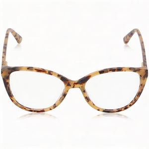 Skechers SE2215 Cat Eye Eyeglasses for Women — front view, Clear Demo lenses