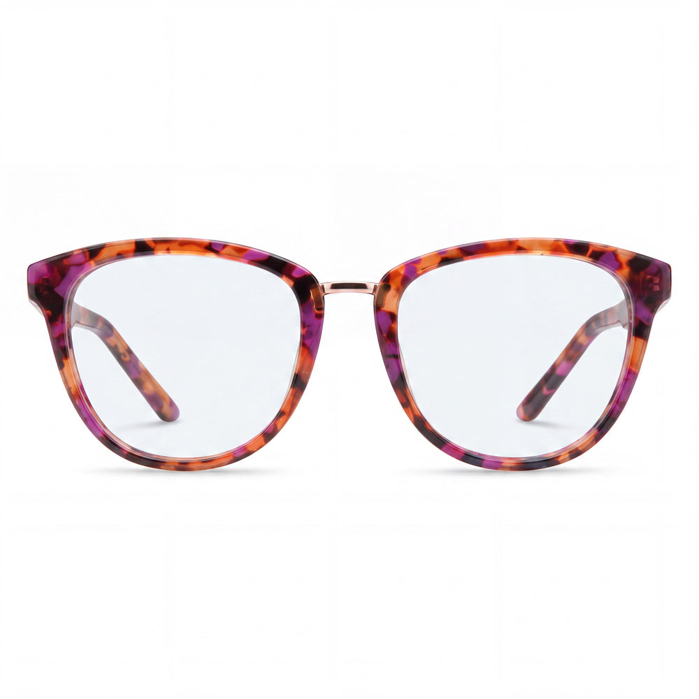 Smith Ambrey Tl4 Cat Eye Eyeglasses for Women — front view, Plastic