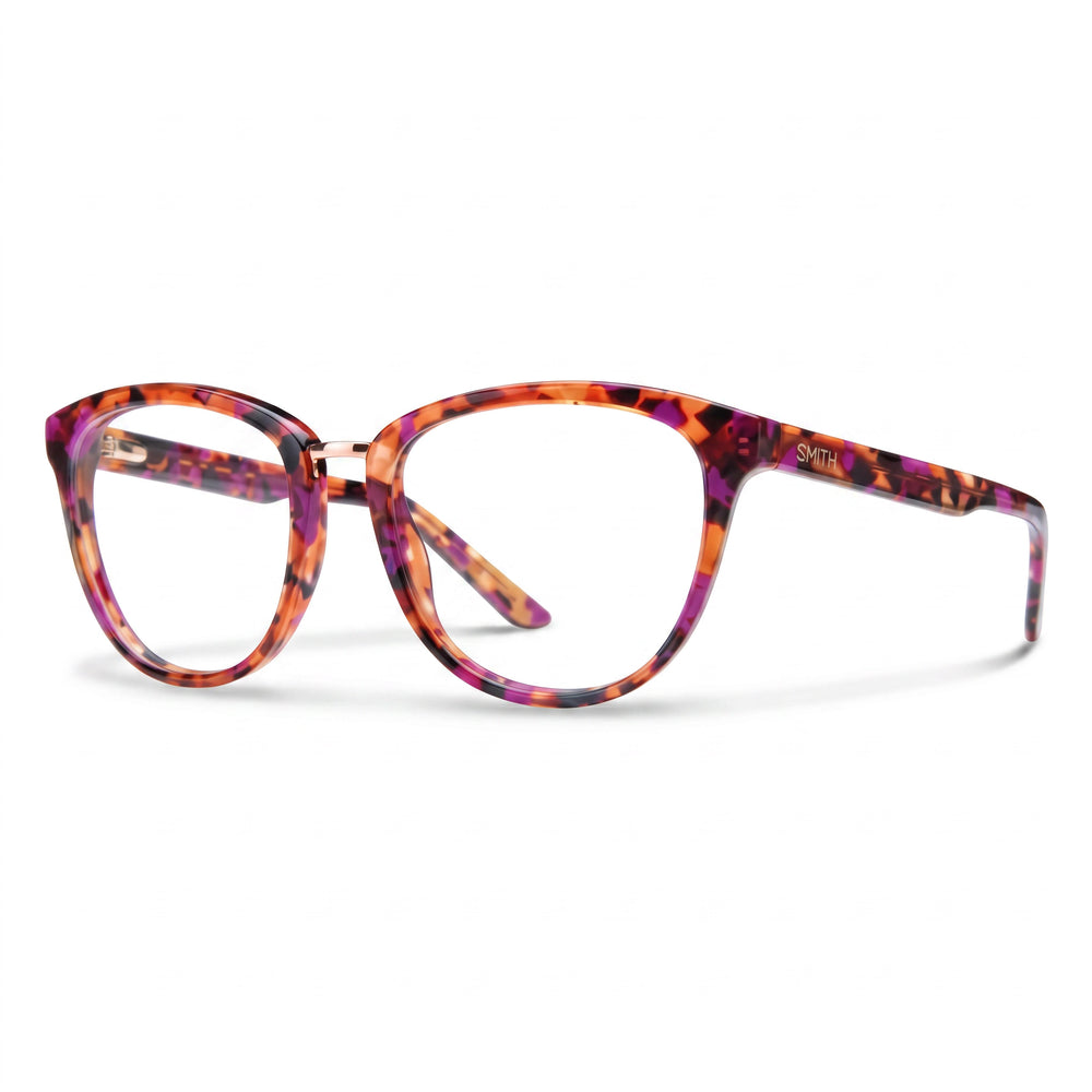 Smith Ambrey Tl4 Havana Cat Eye Eyeglasses for Women, Plastic frame