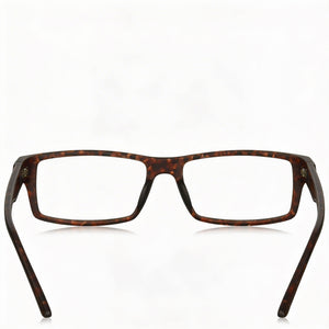 Smith Brogan 2.0 Rectangle Eyeglasses Unisex — side view, Havana Plastic temples