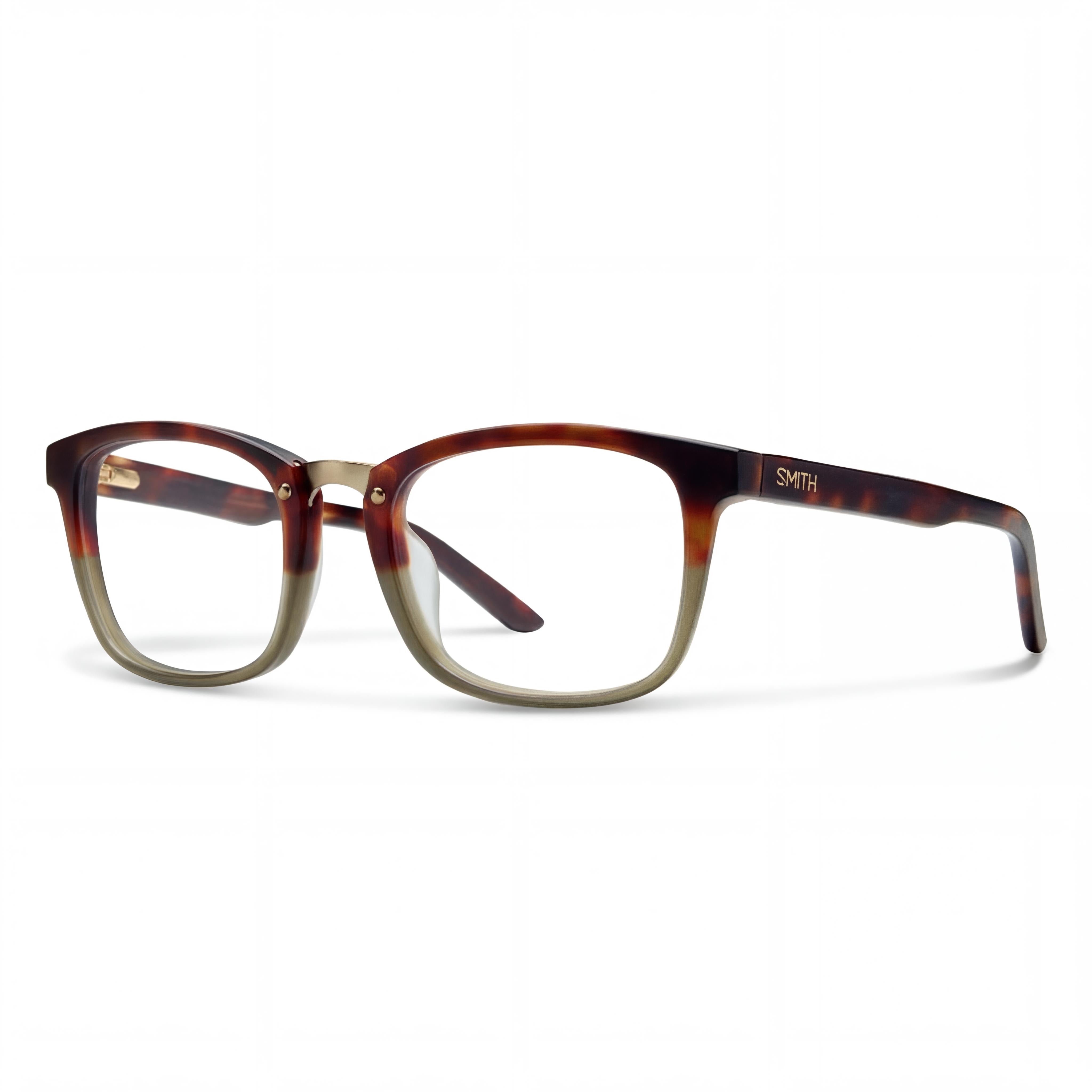 Smith Tortoise Rectangle Eyeglasses Unisex, Acetate, Photo 1