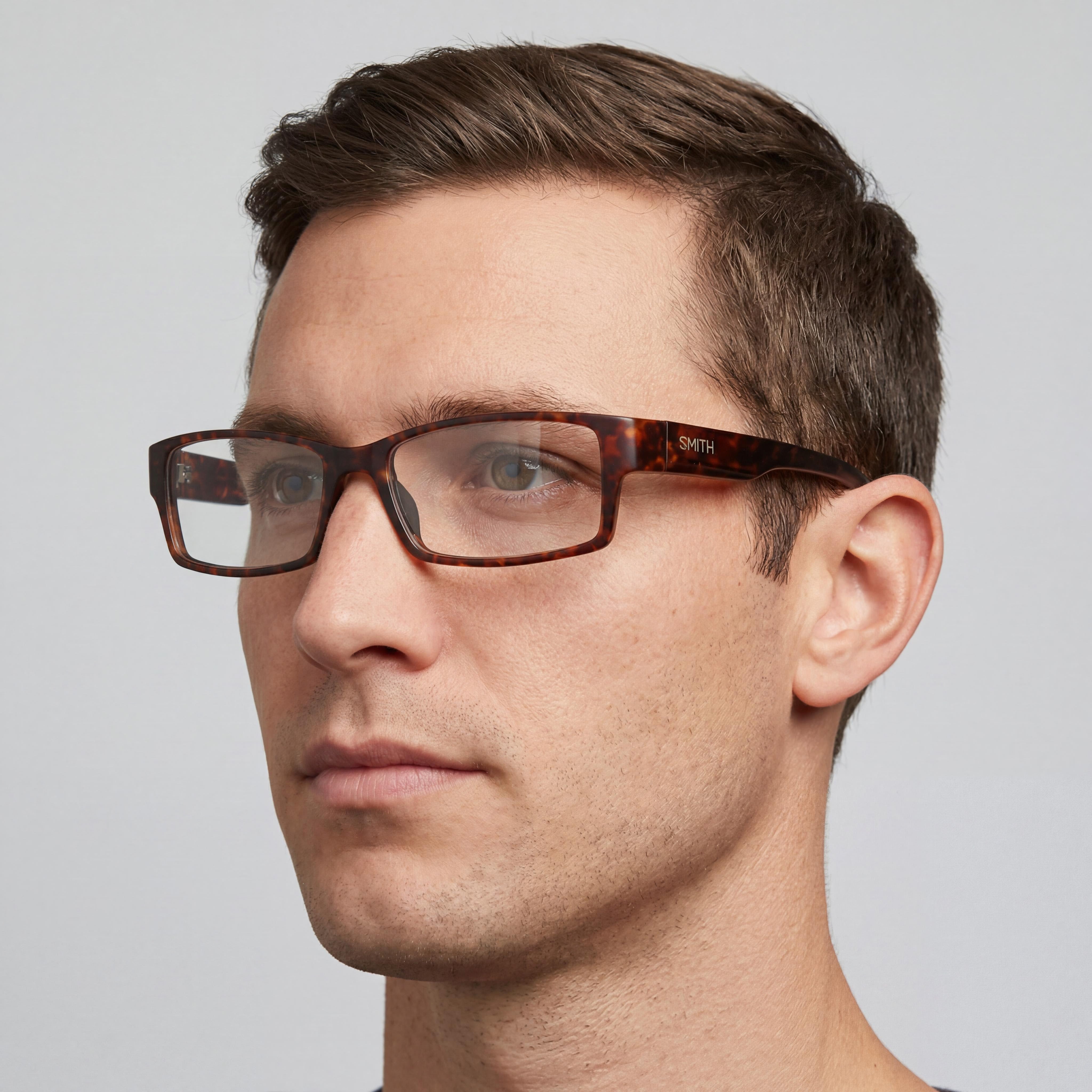 Gafas de montura rectangular Smith Brown unisex de plástico, Photo 5