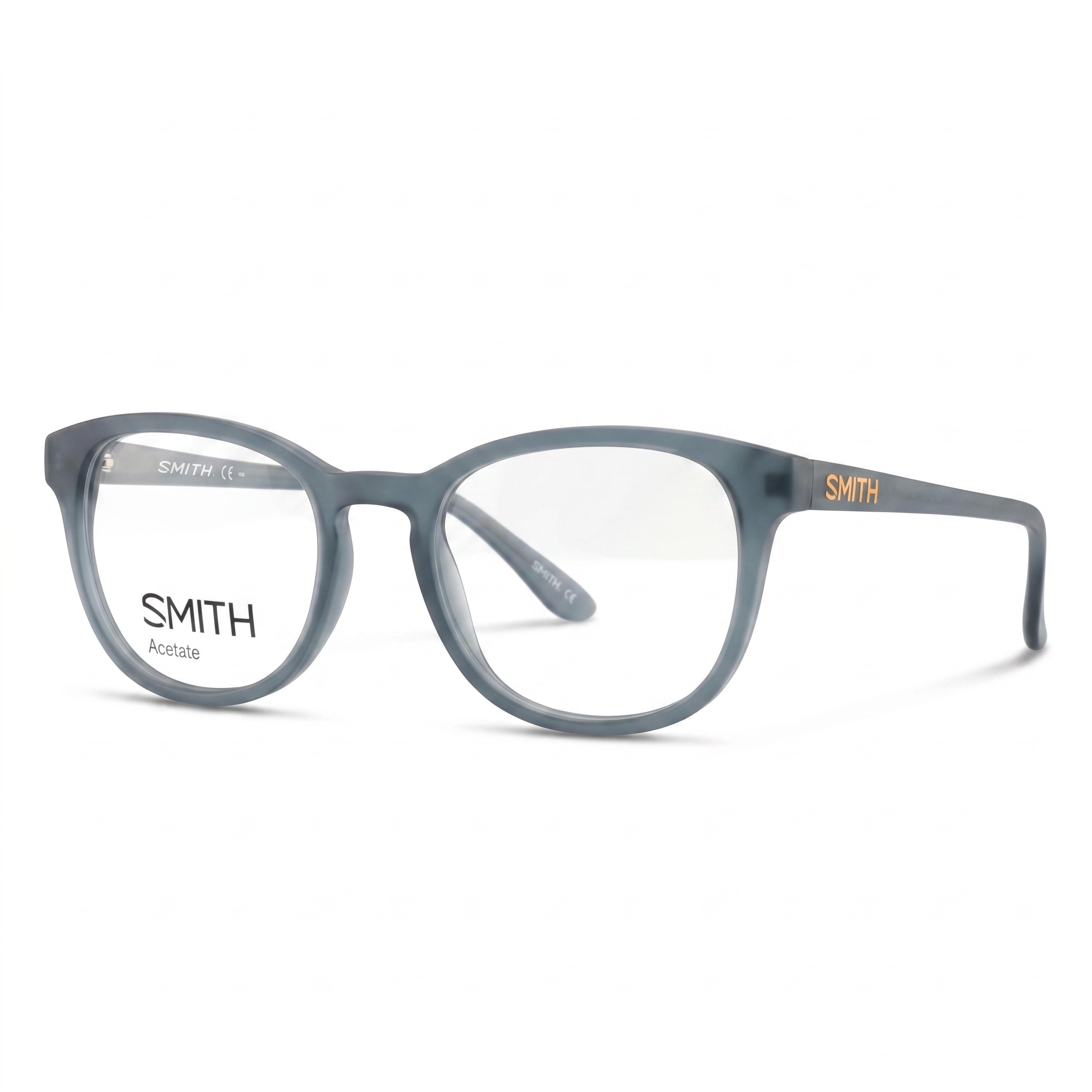 Smith Classic Gray Rectangle Eyeglasses for Men, Plastic, Photo 1