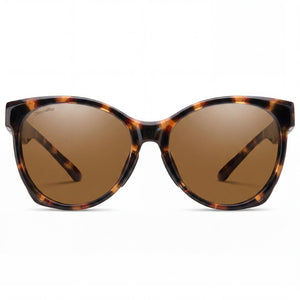 Smith Oval Sunglasses for Women — front view, Carbon Fibre frame