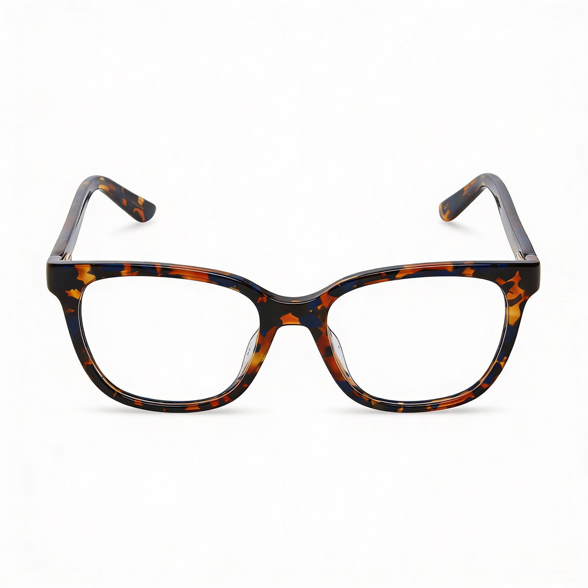 Smith Blue Havana Square Eyeglasses for Women, Acetate, Photo 2