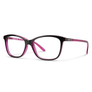 Smith JADEN VC8 53 Pink Rectangle Eyeglasses for Women, Acetate frame